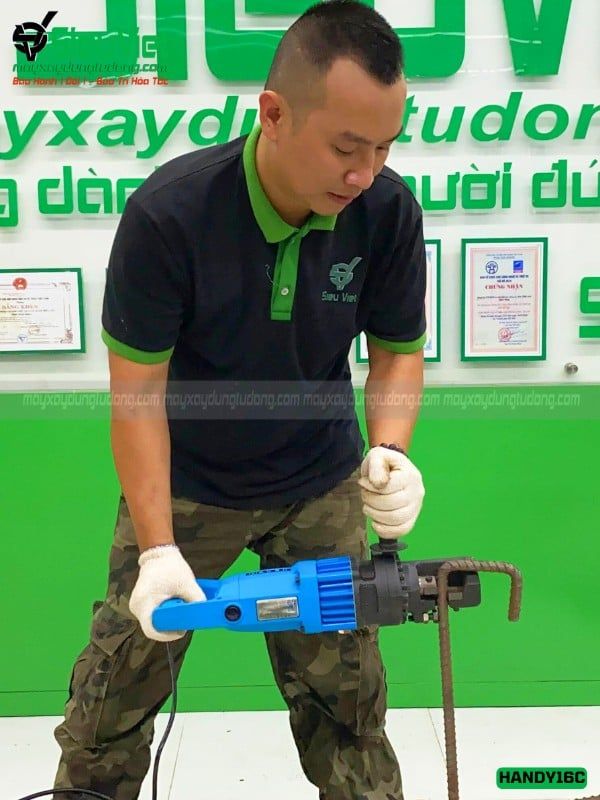 Máy cắt sắt thủy lực D16 Handy-16C Seoul Hàn Quốc
