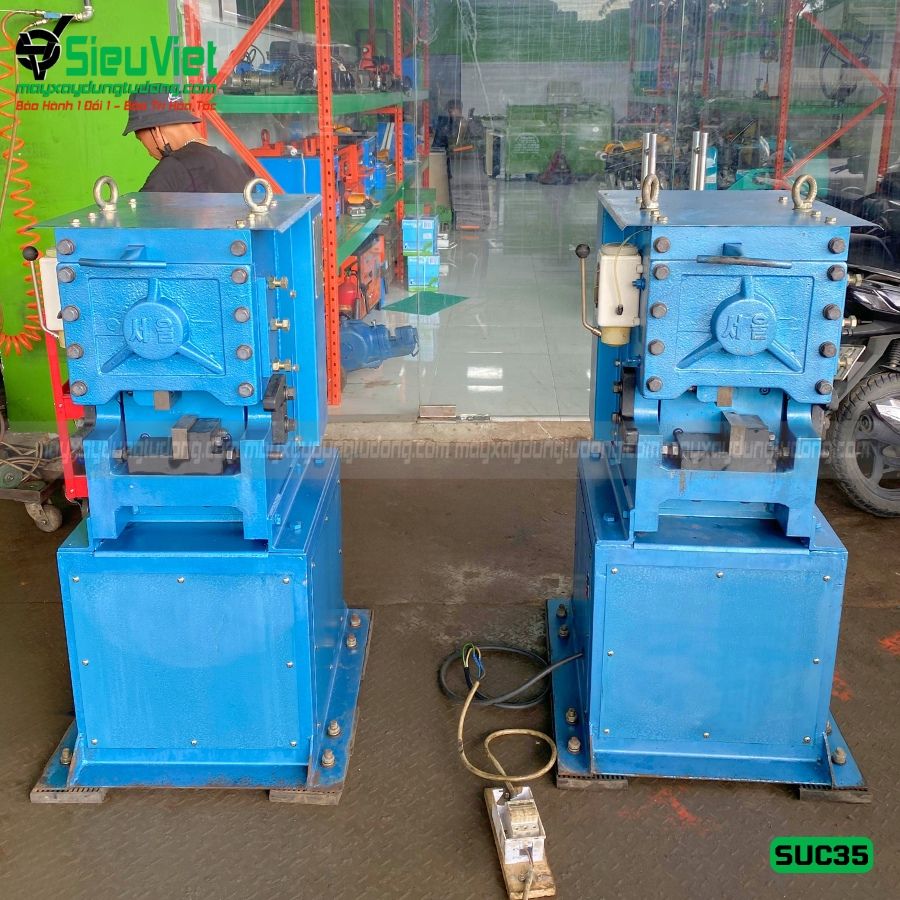 Máy cắt sắt SUC-35 Seoul Hàn Quốc - Điện 380v, 3 Pha