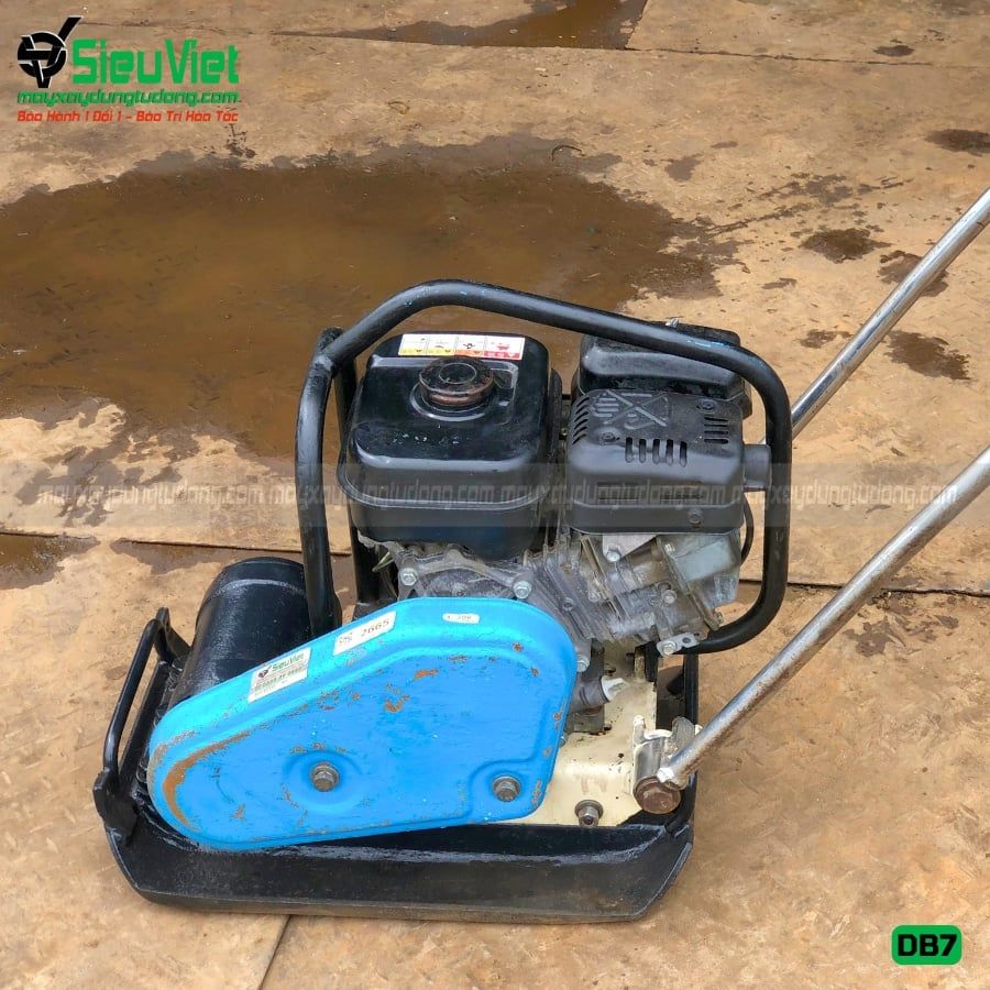 (Cho Thuê Tuần) Máy đầm bàn 70-79Kg DB7 Nhật Bản - Động cơ xăng