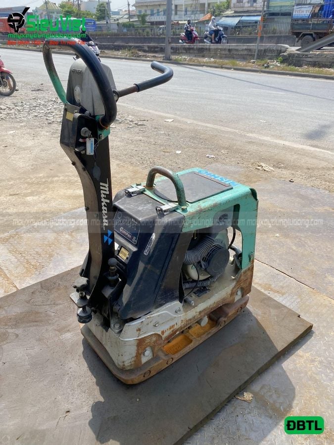 Cũ, Loại 1 - Máy đầm bàn thuỷ lực DBTL34 300-400Kg - Dầu diesel