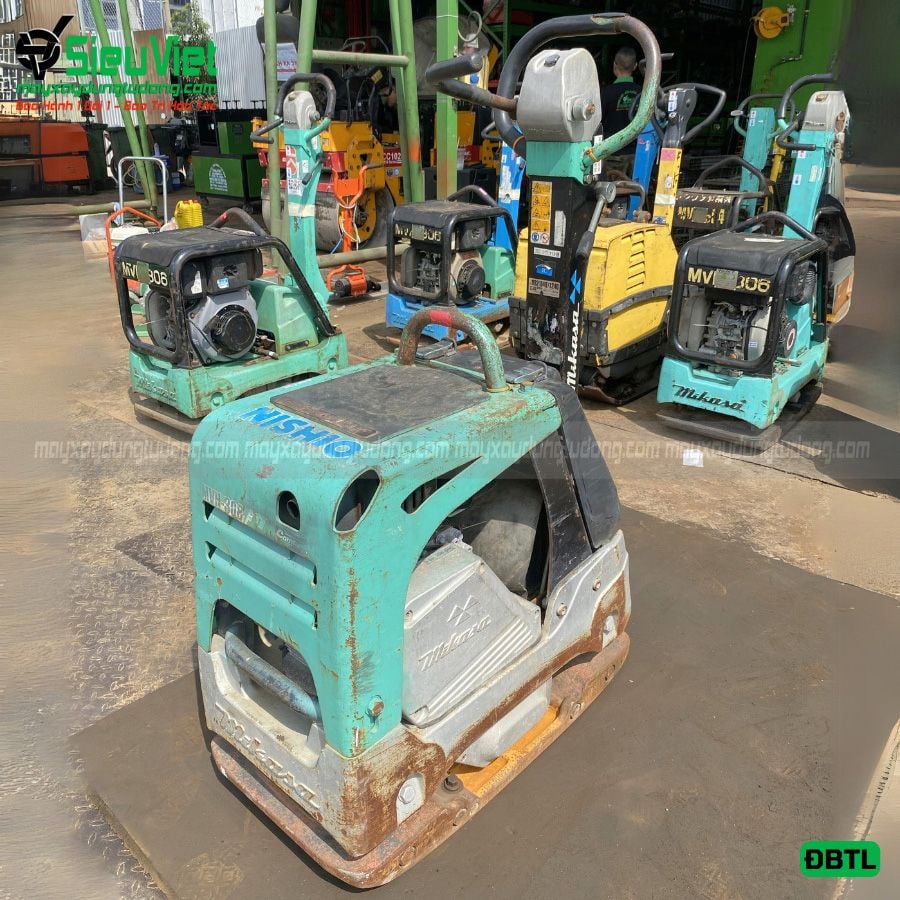 Cũ, Loại 1 - Máy đầm bàn thuỷ lực DBTL34 300-400Kg - Dầu diesel