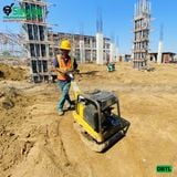(Cho Thuê Ngày) Máy đầm bàn thủy lực 300-400Kg - Động cơ diesel