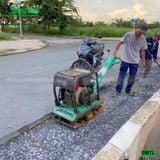 (Cho Thuê Ngày) Máy đầm bàn thủy lực 300-400Kg - Động cơ diesel