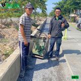 (Cho Thuê Ngày) Máy đầm bàn thủy lực 300-400Kg - Động cơ diesel