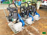 (Cho Thuê Tuần) Máy đầm bàn dưới 50Kg DB4 Nhật Bản - Động cơ xăng