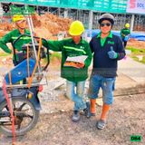(Cho Thuê Tuần) Máy đầm bàn dưới 50Kg DB4 Nhật Bản - Động cơ xăng
