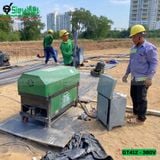(Cho Thuê Tháng) Máy duỗi cắt sắt tự động phi 5>10mm GT412 - Điện 380V