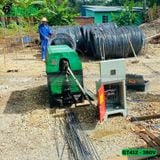 (Cho Thuê Tháng) Máy duỗi cắt sắt tự động phi 5>10mm GT412 - Điện 380V