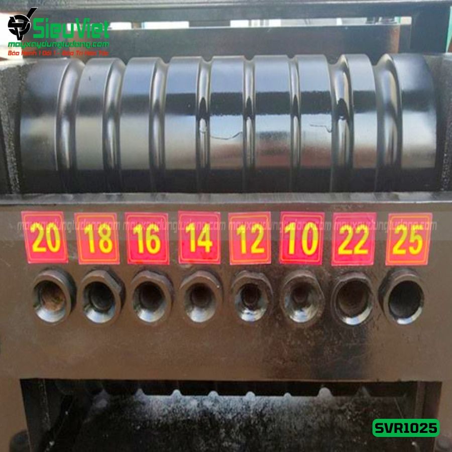 Máy duỗi sắt phế liệu phi 10-25 SVR1025 (Điện 380v, 3 Pha)