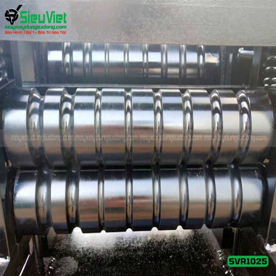 Máy duỗi sắt phế liệu phi 10-25 SVR1025 (Điện 380v, 3 Pha)