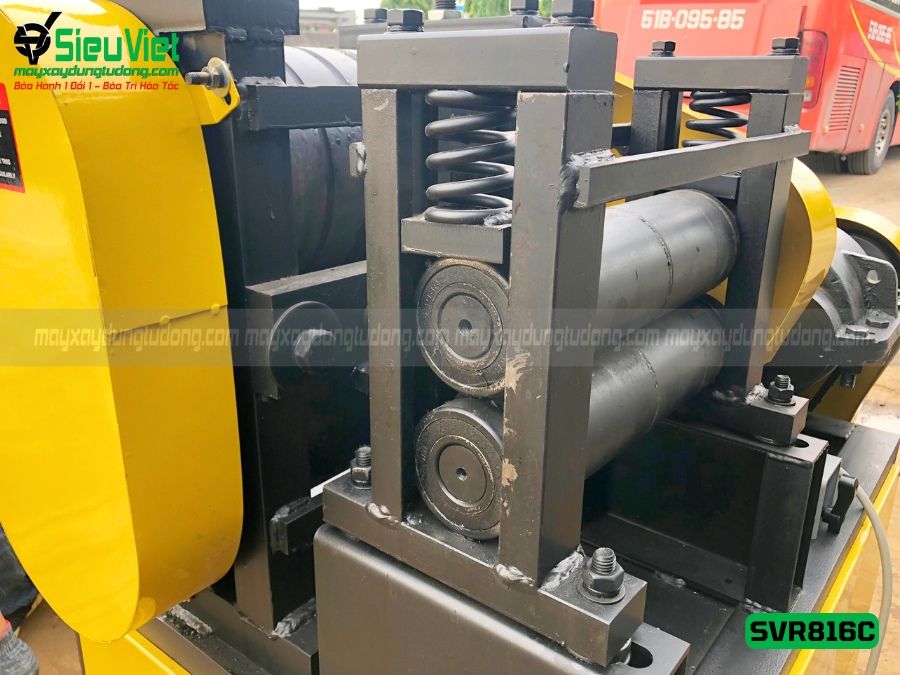 Máy duỗi sắt phế liệu, sắt rối phi 6 > 16mm SVR616C (Điện 380V, 3 Pha)