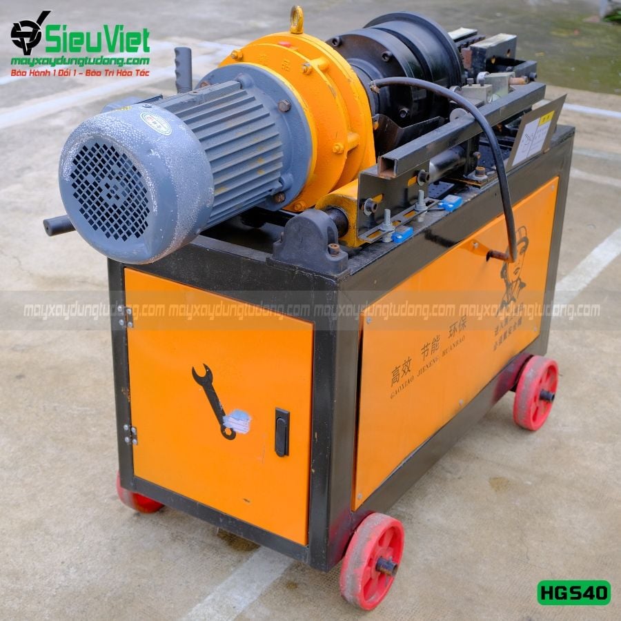 Máy tiện ren HGS40 Trung Quốc - Điện 380V, 3 Pha