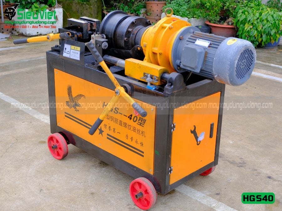 Máy tiện ren HGS40 Trung Quốc - Điện 380V, 3 Pha