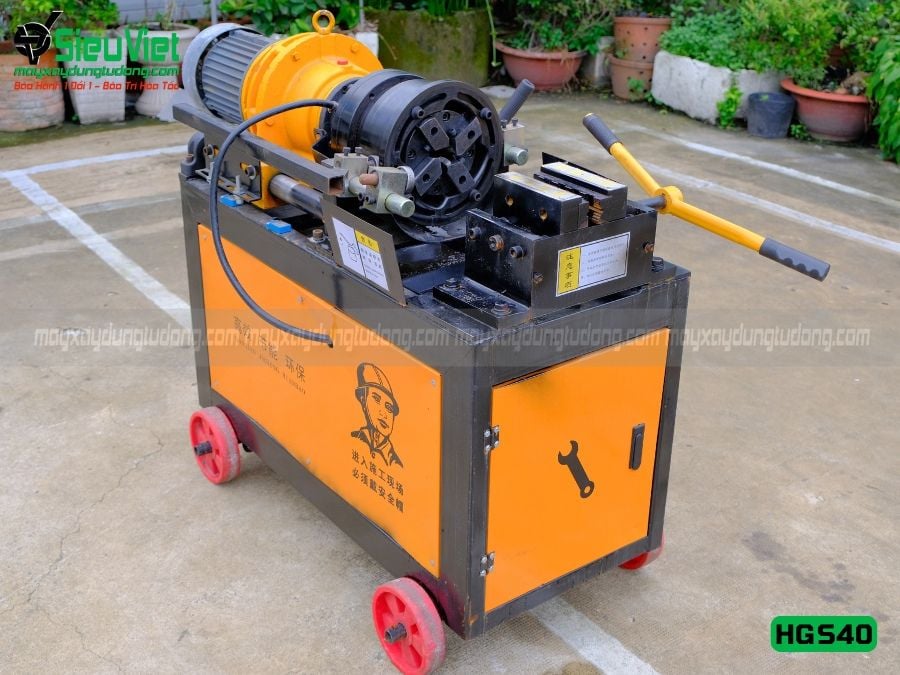 Máy tiện ren HGS40 Trung Quốc - Điện 380V, 3 Pha