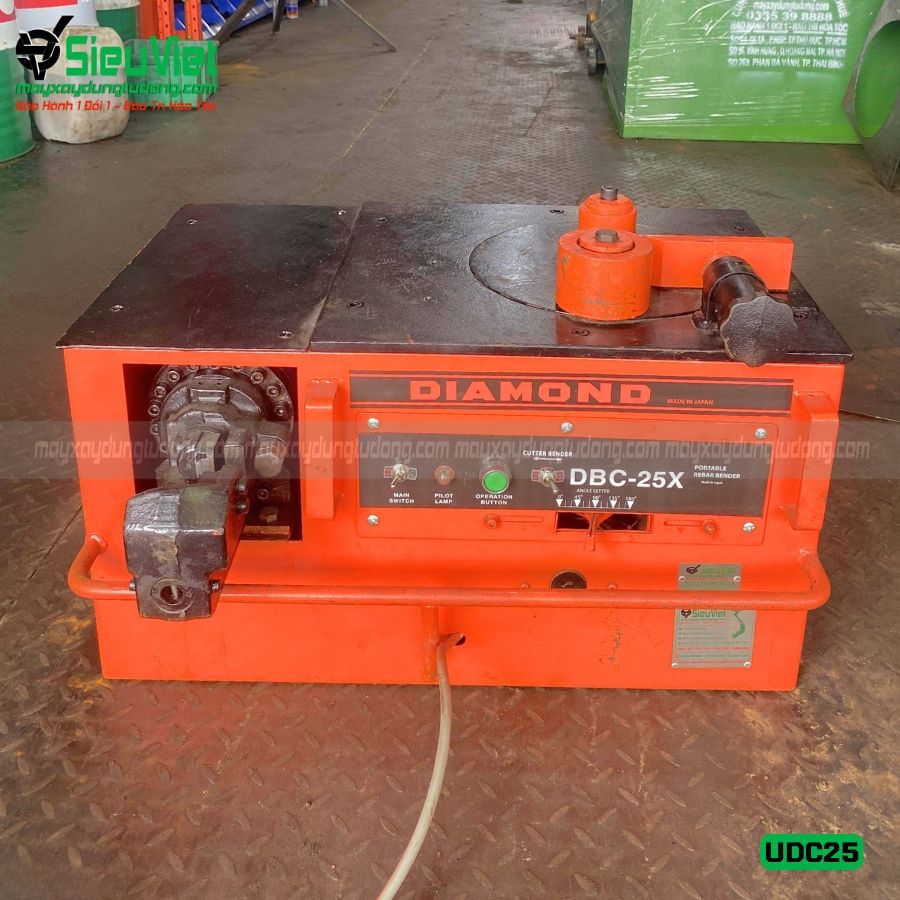 (Cũ) Máy uốn cắt sắt UDC25 Diamond Nhật Bản - Điện 220v, 1 Pha