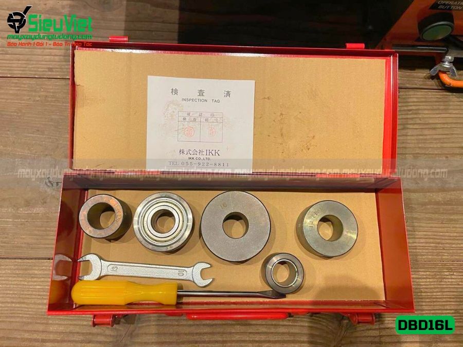 Máy uốn sắt DBD-16L Diamond Nhật Bản - Điện 220v, 1 Pha