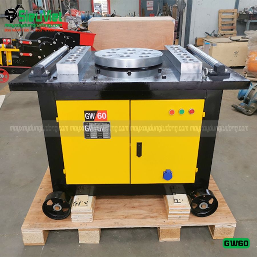 Máy uốn thép GW60 Trung Quốc - Điện 380V, 3 Pha