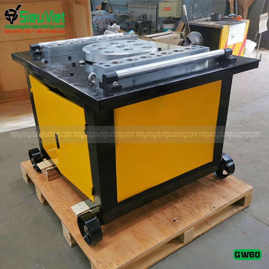 Máy uốn thép GW60 Trung Quốc - Điện 380V, 3 Pha