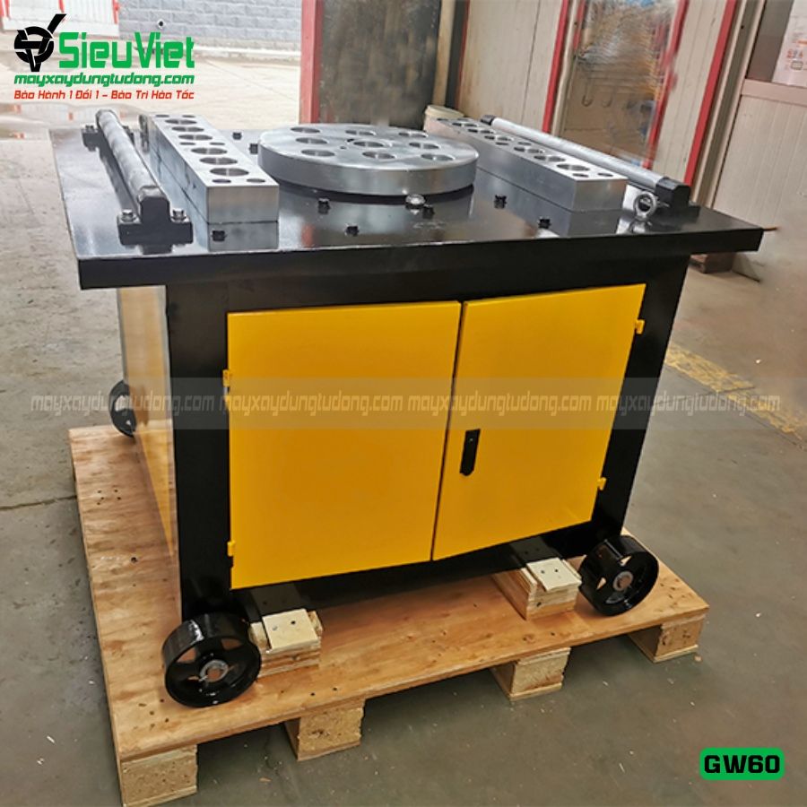 Máy uốn thép GW60 Trung Quốc - Điện 380V, 3 Pha
