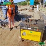Máy uốn vòng tròn sắt xây dựng GWH32 Trung Quốc - Điện 380v, 3 Pha