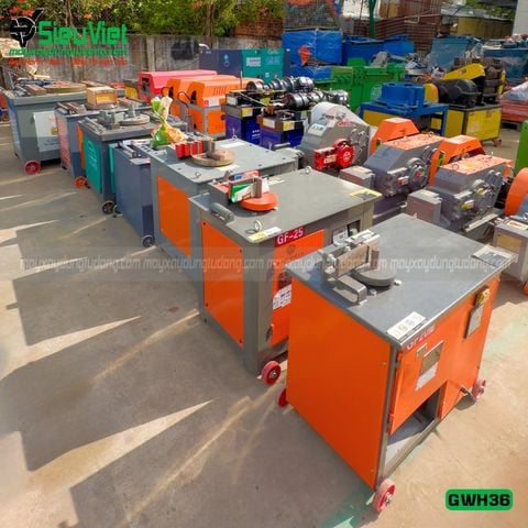 Máy uốn sắt vòng tròn GWH36 Trung Quốc - Điện 380v, 3 Pha