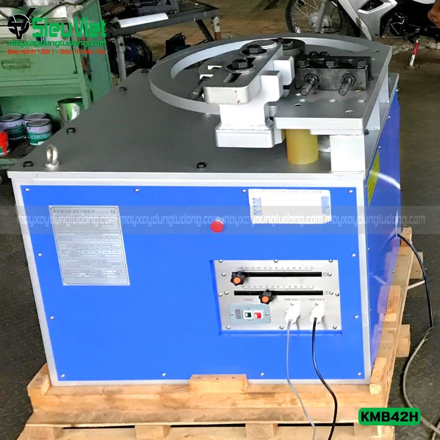 Máy uốn sắt KMB-42H Kunwoo Hàn Quốc - Điện 380v, 3 Pha