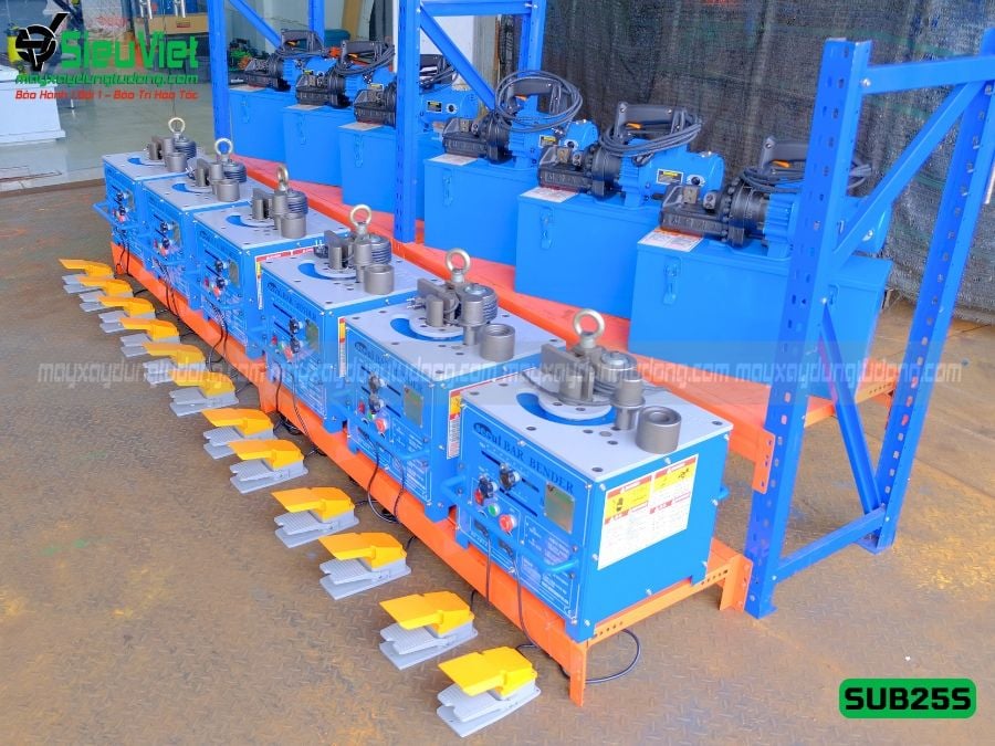 Máy uốn sắt phi 25 Hàn Quốc Seoul SUB-25S - Điện 220v, 1 Pha