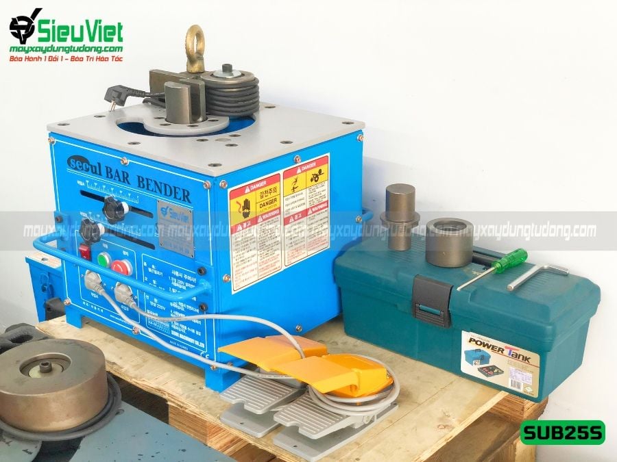 Máy uốn sắt phi 25 Hàn Quốc Seoul SUB-25S - Điện 220v, 1 Pha