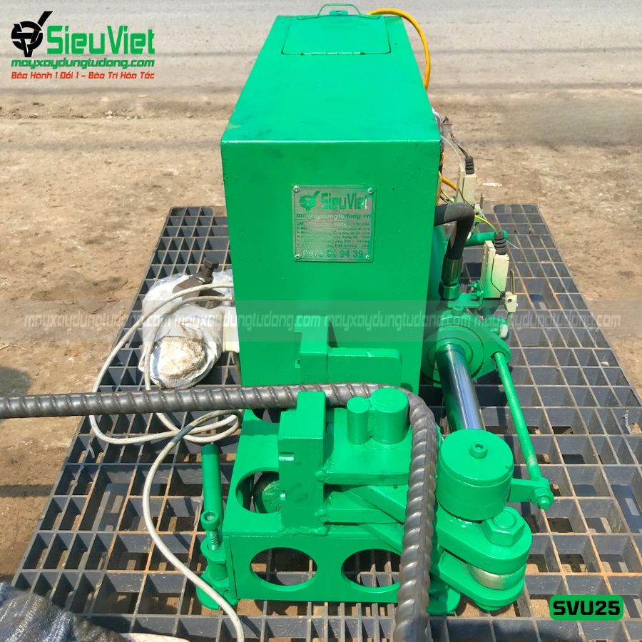 Máy uốn (Bẻ mỏ) sắt thuỷ lực SVU25 - Điện 220v, 1 Pha