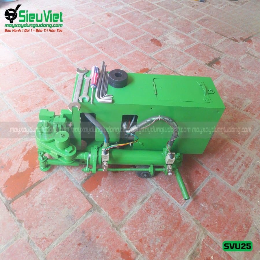 Máy uốn (Bẻ mỏ) sắt thuỷ lực SVU25 - Điện 220v, 1 Pha