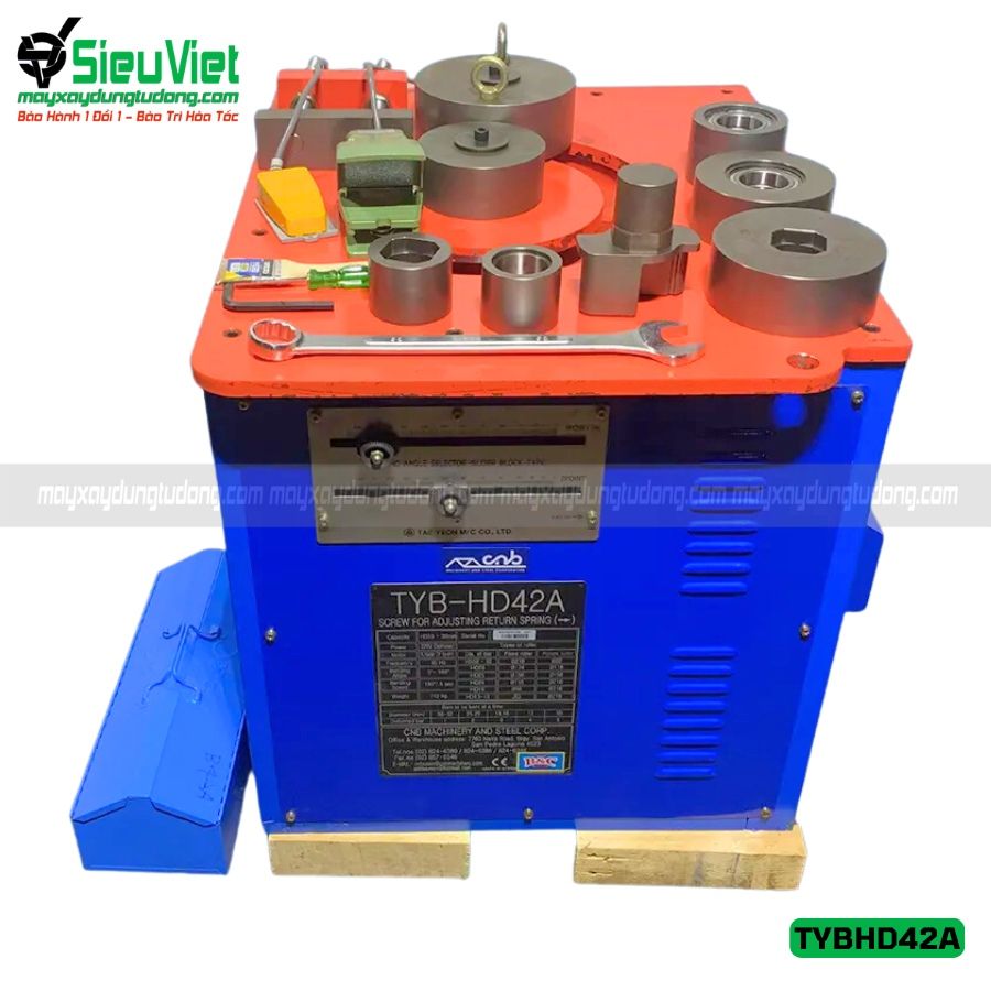 Máy uốn thép TYB-HD42A Taeyeon Hàn Quốc - Điện 380v, 3 Pha