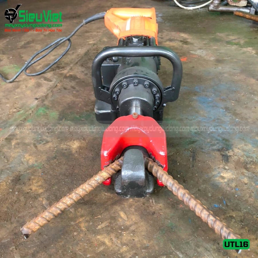 (Cũ) Máy uốn, sửa sắt cầm tay phi 16 Nhật Bản UTL16 (Điện 220v, Dân dụng)