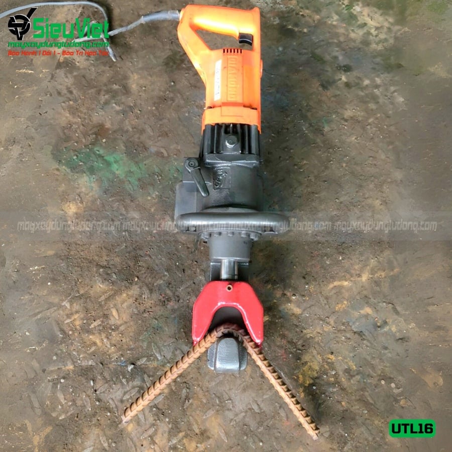 (Cho Thuê Ngày) Máy uốn sắt cầm tay phi 10-16 UTL16 Nhật Bản - Điện 220V, 1 Pha