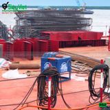 (Cho Thuê Tháng) Máy uốn tròn sắt phi 12-36mm R52 Nhật Bản - Điện 380V, 3 Pha