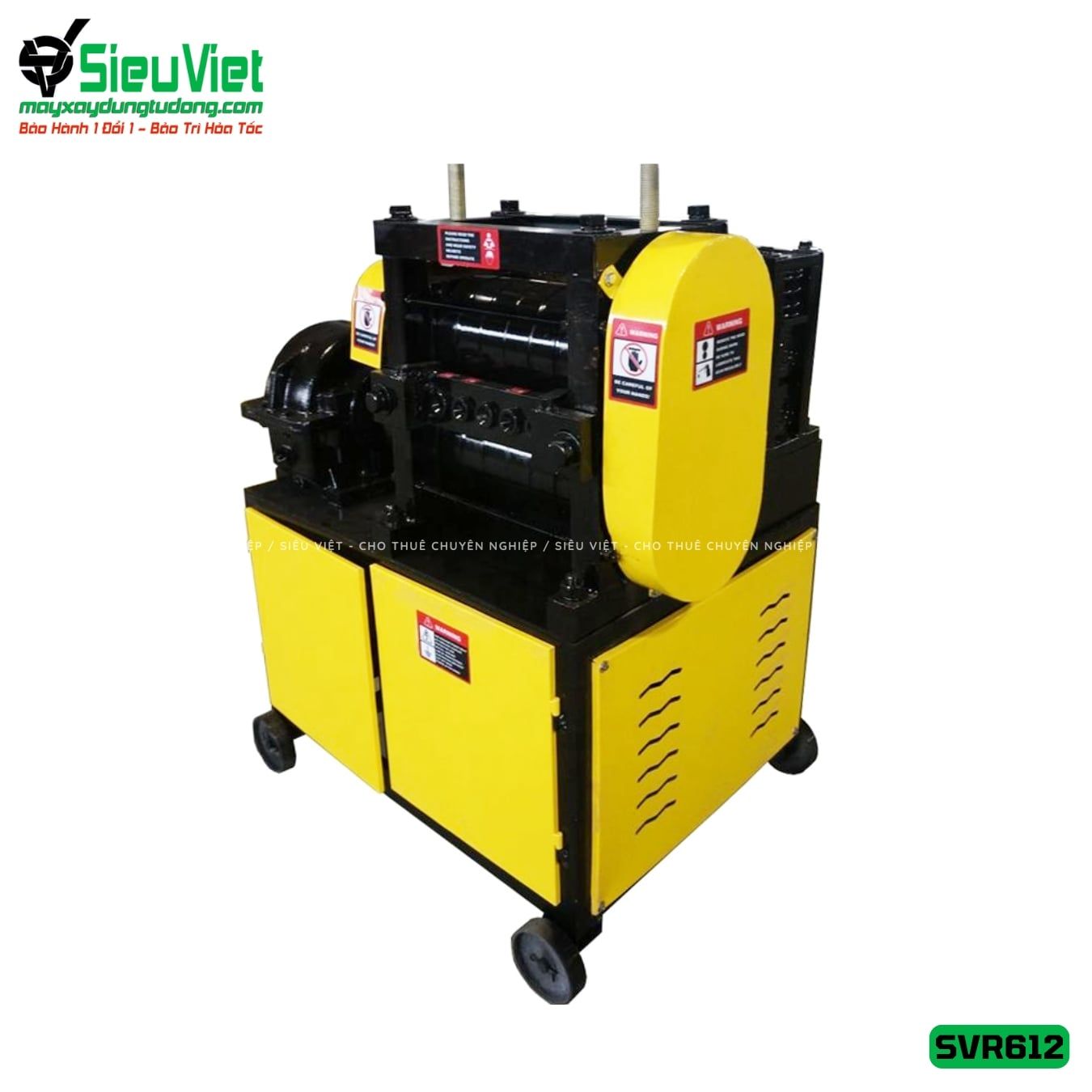 Máy duỗi sắt rối phi 6-12 SVR612 (Điện 380v, 3 Pha)