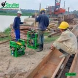 (Cho Thuê Tháng) Máy uốn sắt cầm tay phi 16-32 UTL32SC Nhật Bản - Điện 220V