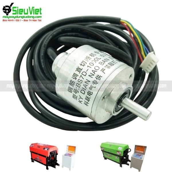 Bộ đếm chiều dài Encoder máy duỗi cắt sắt tự động GT412 220v 380v