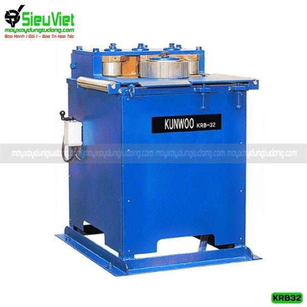 Máy uốn tròn sắt KRB32 Kunwoo Hàn Quốc - Điện 380v, 3 Pha