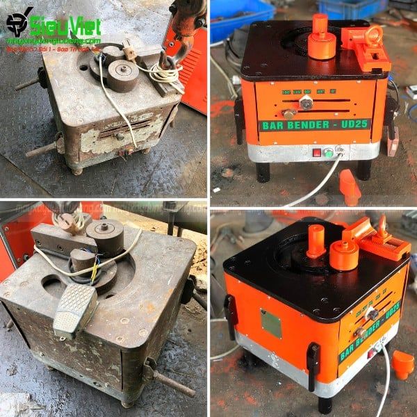 Đại tu máy uốn sắt UD25 nội địa Hàn Quốc