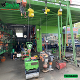 (Cũ) Tời treo mini tốc độ cao Nhật Bản TKKNB460 (2 MÓC TẢI 500KG, 7M/PHÚT)
