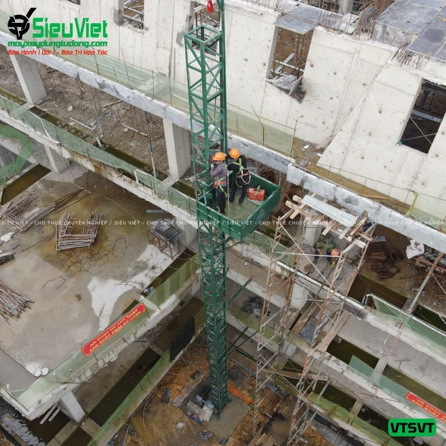 Cho thuê vận thăng nâng hàng - Hỗ trợ vận chuyển, lắp đặt tận công trình