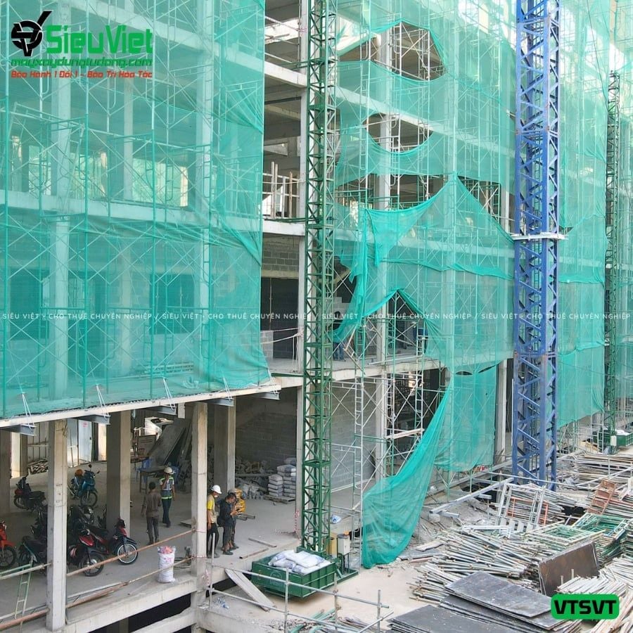 Cho thuê vận thăng nâng hàng - Hỗ trợ vận chuyển, lắp đặt tận công trình