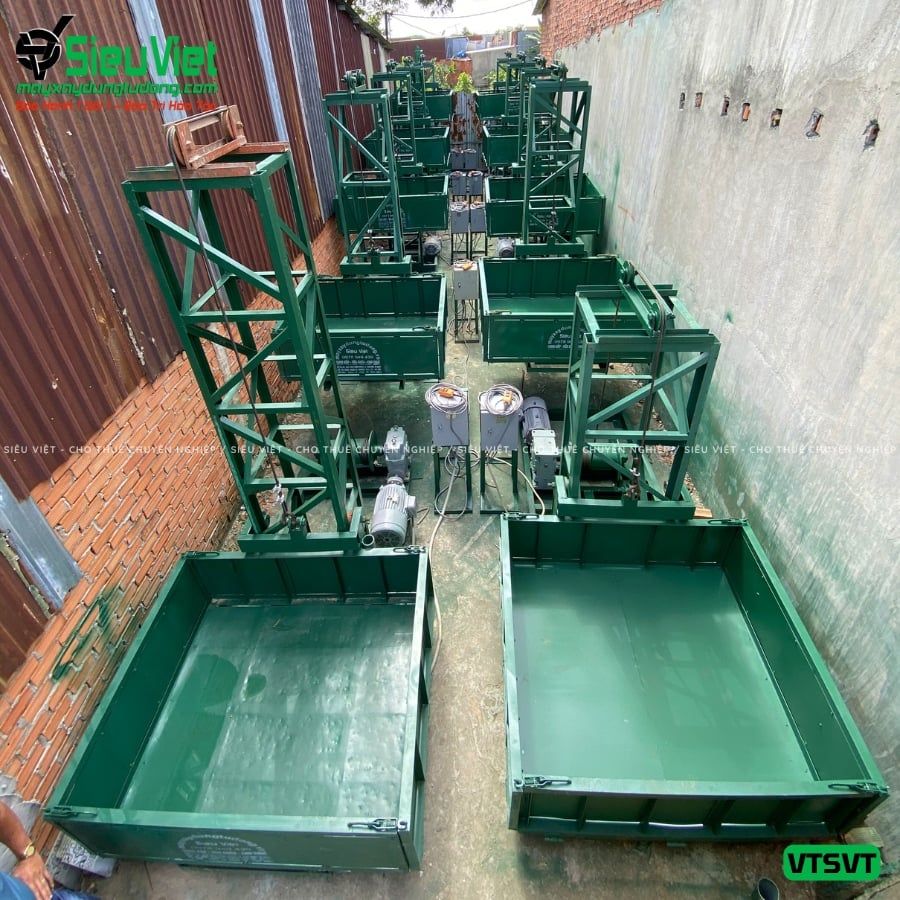 Cho thuê vận thăng nâng hàng - Hỗ trợ vận chuyển, lắp đặt tận công trình