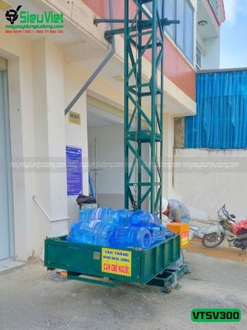 Vận thăng nâng hàng 300Kg cao 8m (Điện 220V, 1 phase)