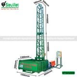 Vận thăng nâng hàng 1000kg cao 33m (Điện 380V, 3 phase)