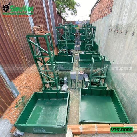 Cho thuê vận thăng Cao 24M 1000kg VTSV1000 - Điện 380v, 3 pha