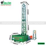 Vận thăng nâng hàng 500kg cao 27m (Điện 380V, 3 phase)