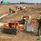 Cho thuê xe dắt rung lu tay chất lượng - Giá tốt, giao nhanh trong ngày