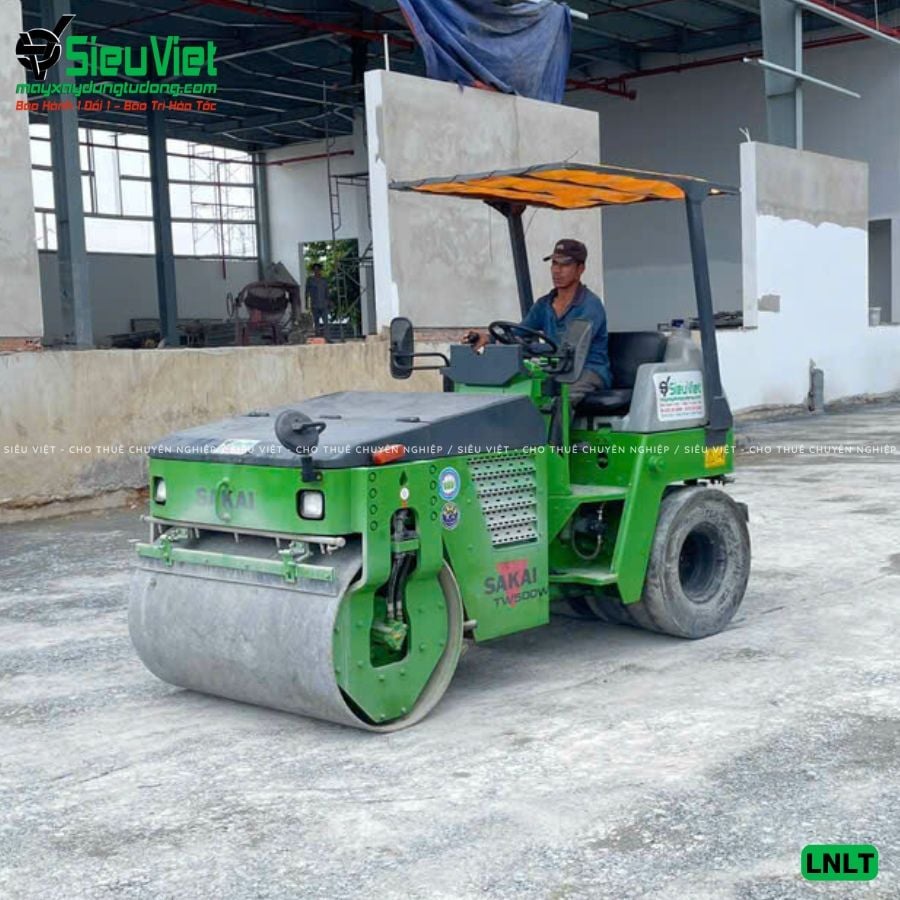 Cho thuê xe lu rung nhỏ 1>7 tấn - Giá tốt, giao nhanh trong ngày