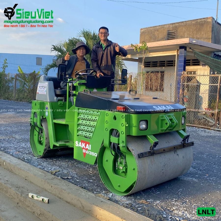 Cho thuê xe lu rung nhỏ 1>7 tấn - Giá tốt, giao nhanh trong ngày